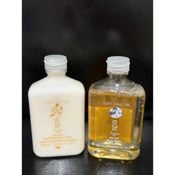Disney Cruise‎ Line H2O+ Sea Salt Lotion Body Wash Set Mickey Spa Travel